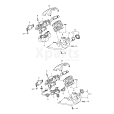 Облицювання - нижня частинаsoul (чорний) VAG 8V0953512L4PK
