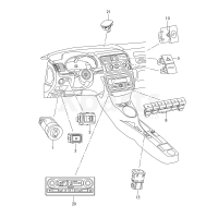 Датчик інтенс. сон. випромінювання. VAG 5JA907539