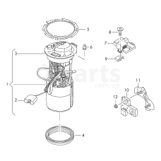 Фланець з паливним фільтром VAG 8R0919679E