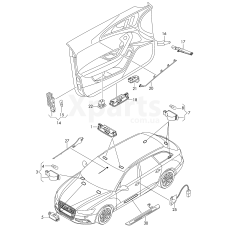 Плафон VAG 4H0947105C