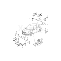 Кронштейн ультразвук. датчика VAG 6V0919486A