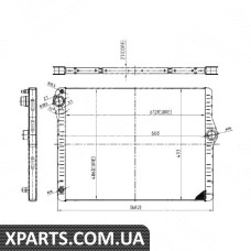 RA60776Q SIGNEDA радіатор BMW 5 (F10/F11), 10 - 16