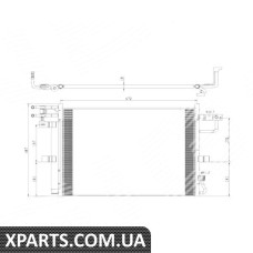 RC3911 SIGNEDA радіатор кондиціонера FORD EXPLORER, 10-16
