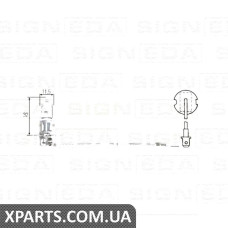 H3 Лампочка Signeda H3.24V(H) (аналог для )