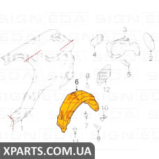 ПІДКРИЛЬНИК Signeda PFD11198AL (аналог для BB5Z7828371B)