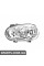 ПЕРЕДНЯЯ ФАРА Signeda ZVW1130FL (аналог для 1J1941017C)