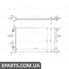 РАДИАТОР Signeda RA63246A (аналог для 1300196)