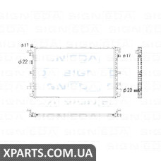 РАДІАТОР Signeda RA630772K (аналог для 1300324)