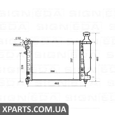 РАДІАТОР Signeda RA61358A (аналог для 1301SQ)