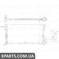 РАДІАТОР Signeda RA61315 (аналог для 13300)