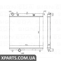 РАДІАТОР Signeda RA63505Q (аналог для 1330.Q5)