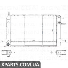 РАДІАТОР Signeda RA62211Q (аналог для 1630715)