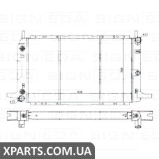 РАДІАТОР Signeda RA62229Q (аналог для 1630716)