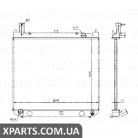 РАДІАТОР Signeda RA64858Q (аналог для 16400-5B320)