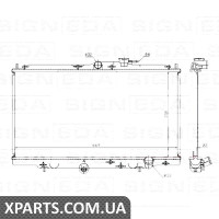 РАДІАТОР Signeda RA62258Q (аналог для 19010-P0F-J010M)
