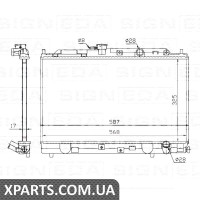 РАДІАТОР Signeda RA62269Q (аналог для 19010-PM3-003)