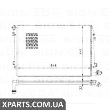 РАДІАТОР Signeda RA65291A (аналог для 1K0121251AL)