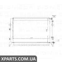РАДІАТОР Signeda RA65294Q (аналог для 1K0121251BN)