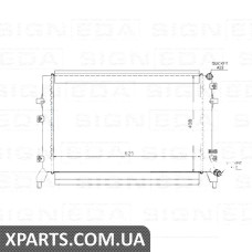 РАДИАТОР Signeda RA65294Q (аналог для 1K0121251BN)