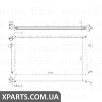 РАДІАТОР Signeda RA65277Q (аналог для 1K0121251P)