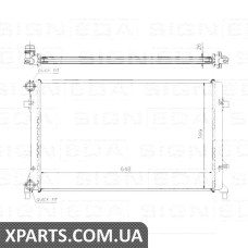 РАДІАТОР Signeda RA65277 (аналог для 1K0121251P)