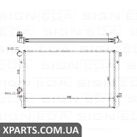 РАДІАТОР Signeda RA65280Q (аналог для 1K0121253H)