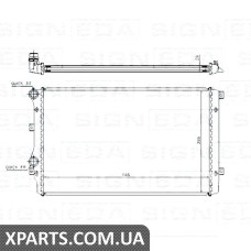 РАДИАТОР Signeda RA65280 (аналог для 1K0121253H)