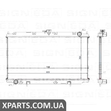 РАДІАТОР Signeda RA62927Q (аналог для 21410-2F000)