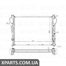 РАДІАТОР Signeda RA62547A (аналог для 2205002003)