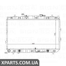 РАДІАТОР Signeda RA66649 (аналог для 25310-2F010)
