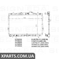 РАДІАТОР Signeda RA67489Q (аналог для 253102D110)