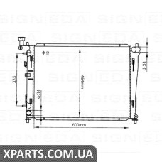 РАДІАТОР Signeda RA67076 (аналог для 253102H050)