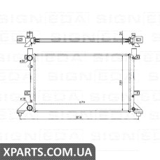 РАДІАТОР Signeda RA65231A (аналог для 2D0121253)