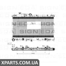 РАДІАТОР Signeda RA67714 (аналог для 45111AG000)