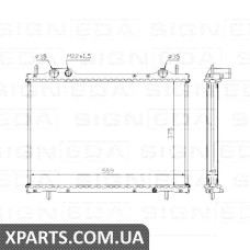 РАДІАТОР Signeda RA61792A (аналог для 46405919)