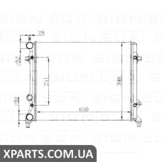 РАДІАТОР Signeda RA65296 (аналог для 5C0121251D)