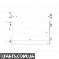 РАДІАТОР Signeda RA65303Q (аналог для 5Q0121251EM)