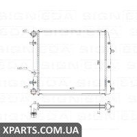 РАДІАТОР Signeda RA65269A (аналог для 6Q0121253R)