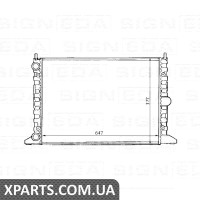 РАДІАТОР Signeda RA63993 (аналог для 7258109)
