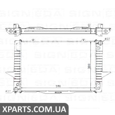 РАДІАТОР Signeda RA65536Q (аналог для 8601353)