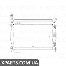 РАДІАТОР Signeda RA60305A (аналог для 8E0121251L)