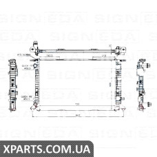 РАДІАТОР Signeda RA60323 (аналог для 8K0121251R)