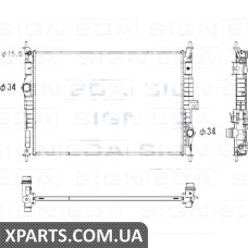 РАДИАТОР Signeda RA636014Q (аналог для 9675747980)