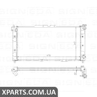 РАДІАТОР Signeda RA62382A (аналог для ABPL715200)