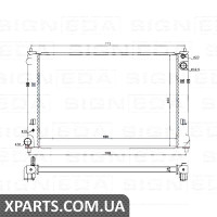 РАДІАТОР Signeda RA68511Q (аналог для AJ5115200B)
