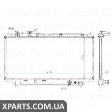 РАДІАТОР Signeda RA62383Q (аналог для B6BF-15-200G)