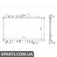 РАДІАТОР Signeda RA62408Q (аналог для BP28-15-200C)