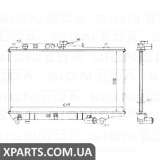 РАДІАТОР Signeda RA62408Q (аналог для BP28-15-200C)