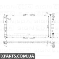 РАДІАТОР Signeda RA62393A (аналог для FS2015200E)