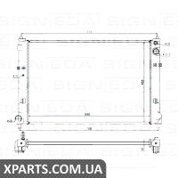 РАДІАТОР Signeda RA62468Q (аналог для GY01-15-200B)